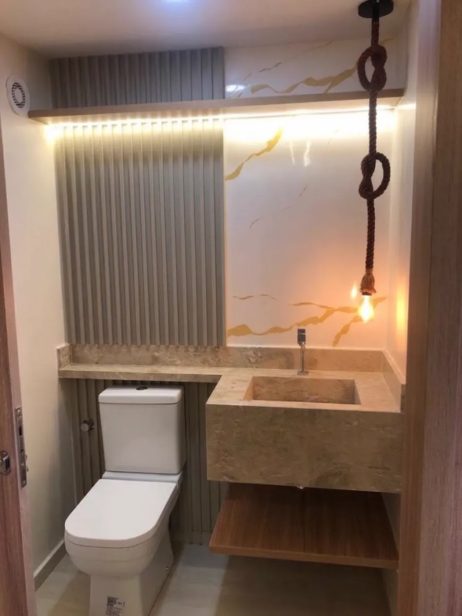 Lavabo do escritório de advocacia Vilar & Buriti